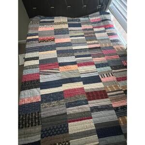 NEW Mabel's 1900's Indigo Stunner Vintage Quilt Hand Quilted Rare Condition